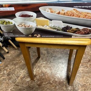 Source Unknown White Melamine Serving Set